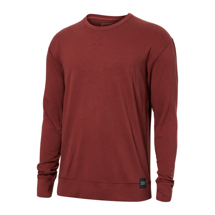 SAXX Mens 3SIX FIVE Long-Sleeve Sweatshirt