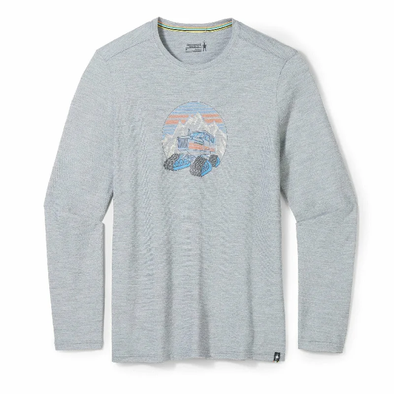 Smartwool Mens Snowcat Trek Long-Sleeve Graphic Tee