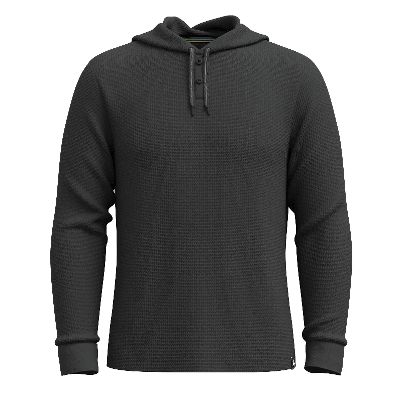 Smartwool Mens Waffle Henley Hoodie