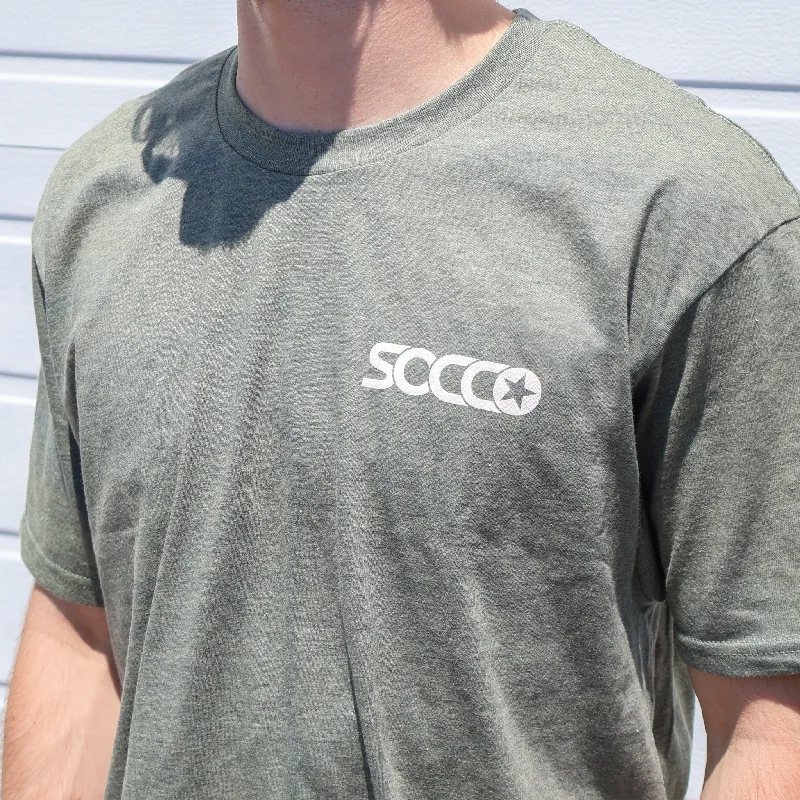 SOCCO Abbreviated Logo Tee - Moss