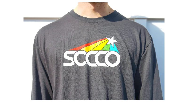 SOCCO Star Long Sleeve Tee - Charcoal