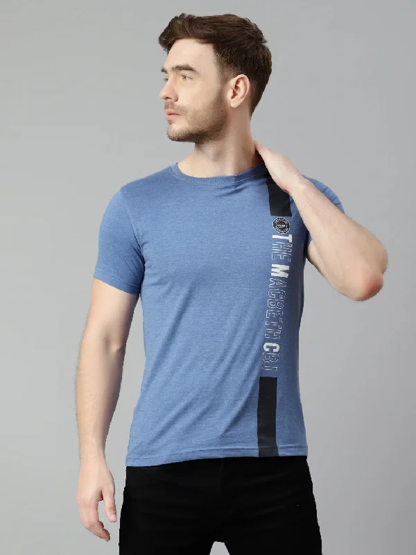 Men Blue T-Shirt