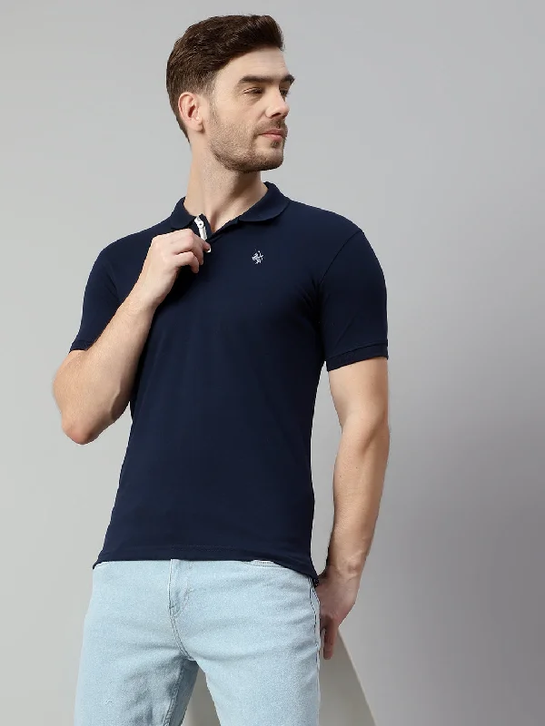 Men Light Navy T-Shirt