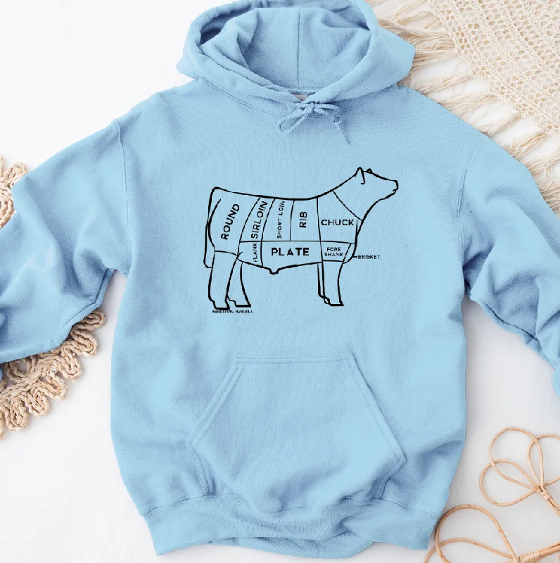 Beef Cuts Hoodie (S-3XL) Unisex - Multiple Colors!