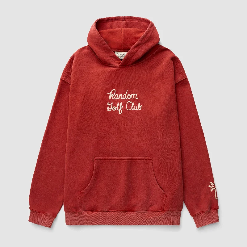 Chainstitch Hooded Sweatshirt (Rust)