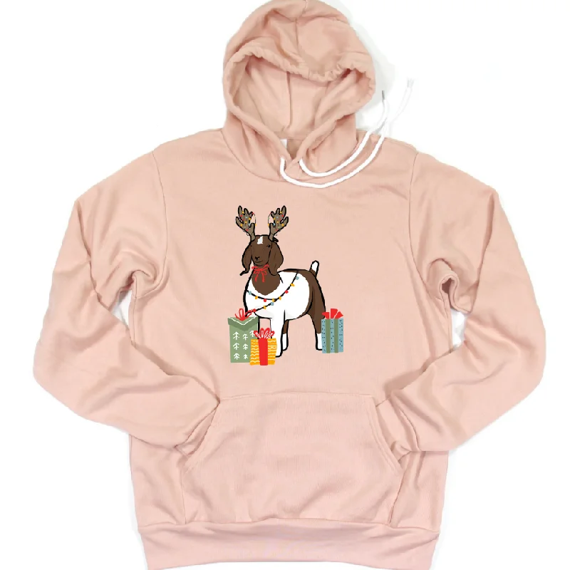 Christmas Present Goat Hoodie (S-3XL) Unisex - Multiple Colors!