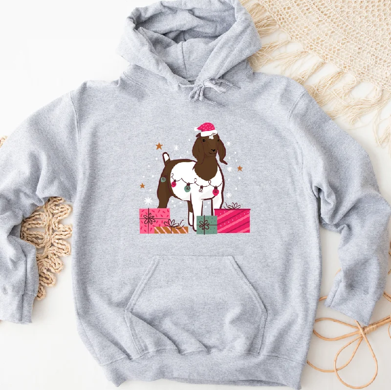 Christmas Present Goat Hoodie (S-3XL) Unisex - Multiple Colors!