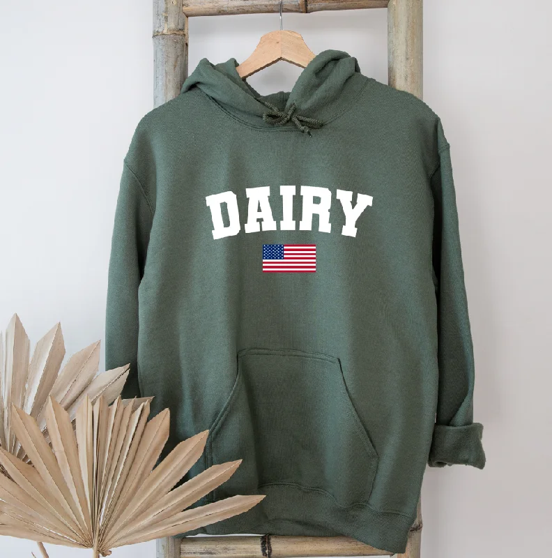 Dairy Flag Hoodie (S-3XL) Unisex - Multiple Colors!