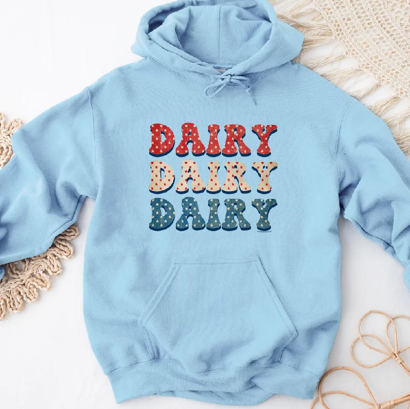 Patriotic Star Dairy Hoodie (S-3XL) Unisex - Multiple Colors!