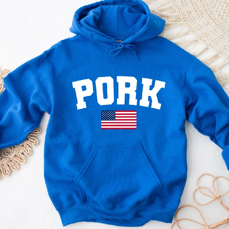 Pork Flag Hoodie (S-3XL) Unisex - Multiple Colors!