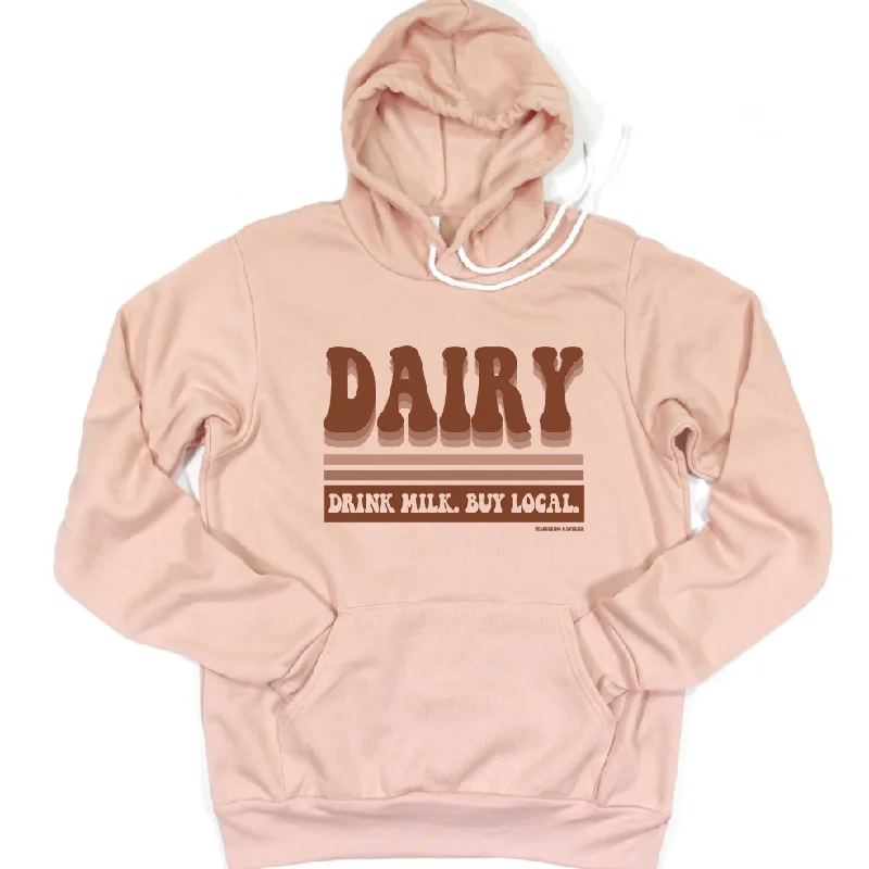 Retro Dairy Hoodie (S-3XL) Unisex - Multiple Colors!