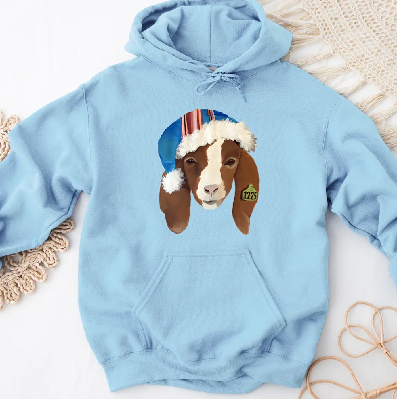 Santa Hat Goat Hoodie (S-3XL) Unisex - Multiple Colors!