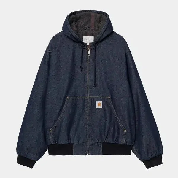 Carhartt WIP OG Active Jacket Winter Blue One Washed Denim