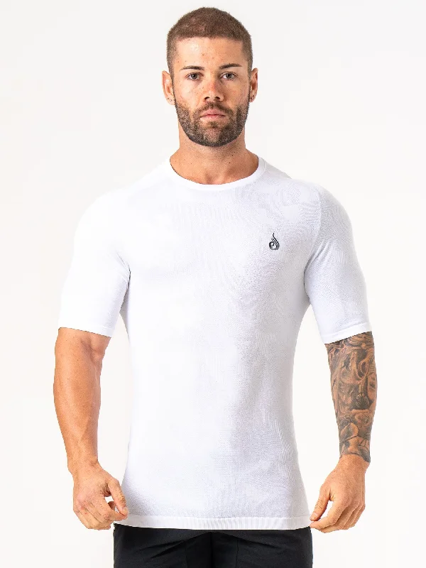 Aero Core Seamless T-Shirt - White