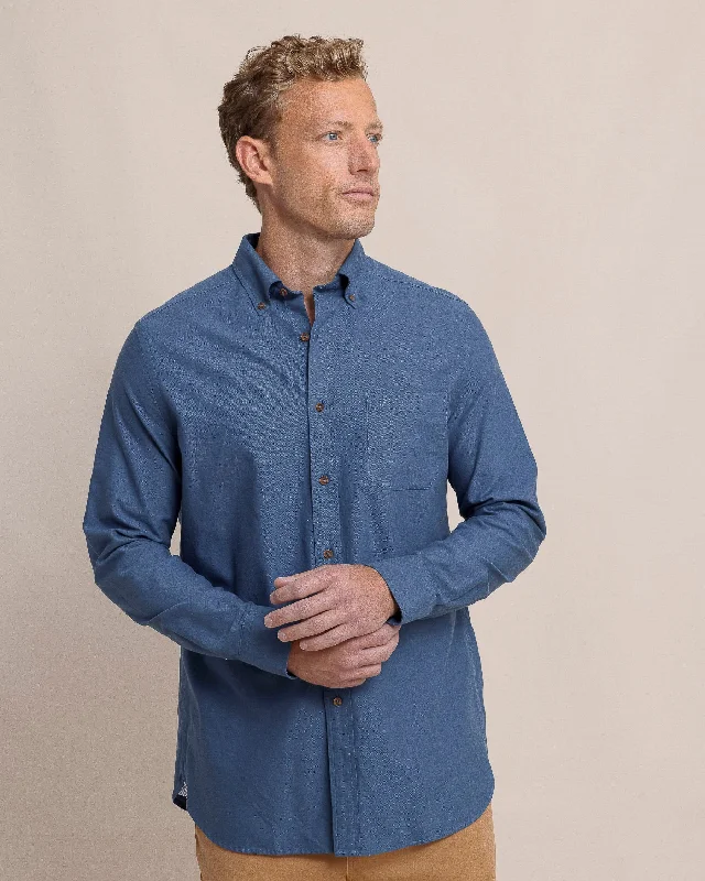 East Coast Oxford Long Sleeve Sport Shirt