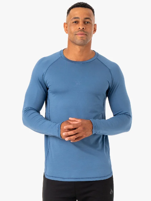 Enhance Long Sleeve Training Top - Blue