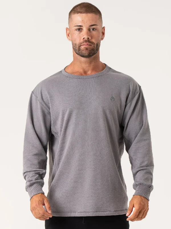 Force Crew Neck - Charcoal