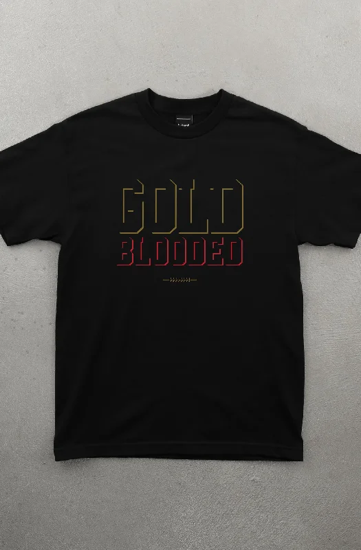 Gold Blooded Eclipse (Men's Black/Red Tee)