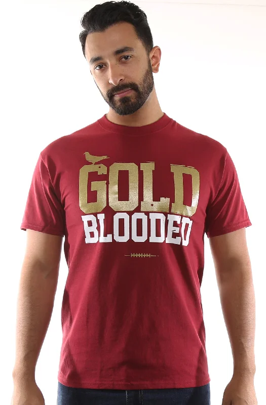 Gold Blooded (Men's Cardinal/Gold Tee)