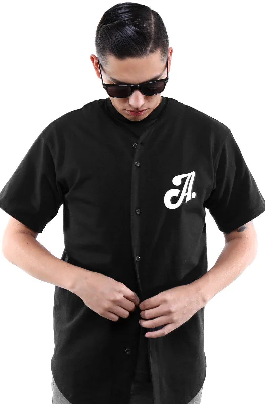 Home Team (Men's Black Baseball Jersey)