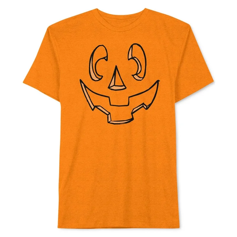 Jem Mens Carved Jack-O-Lantern Graphic T-Shirt