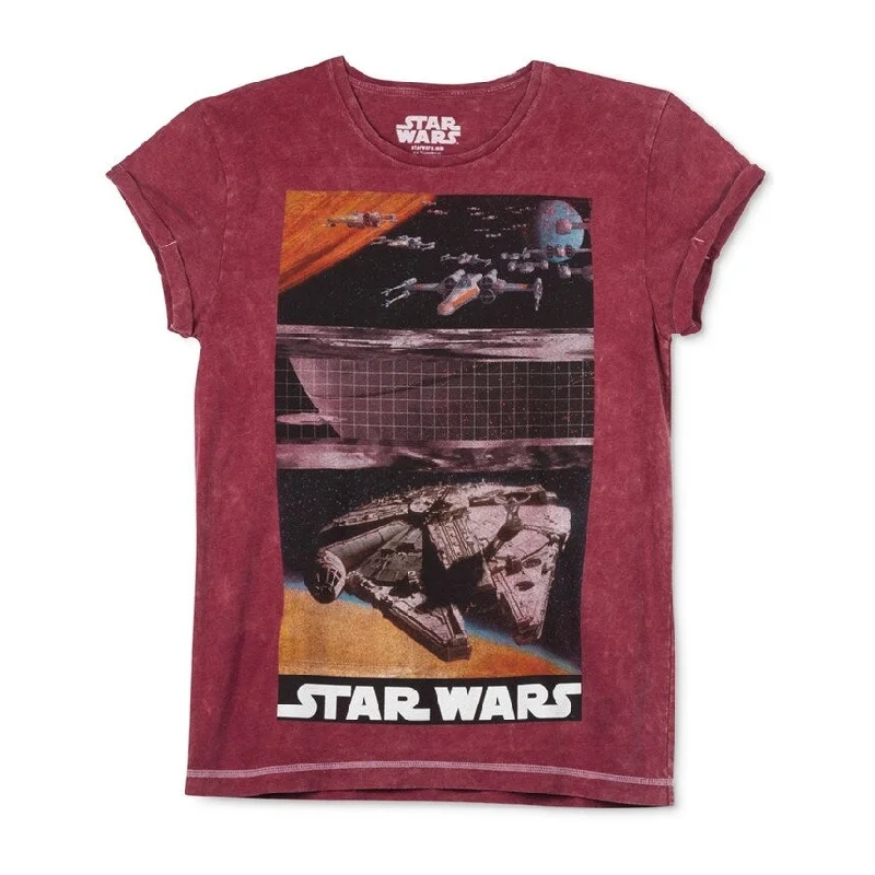 Jem Mens Star Wars Battle Graphic T-Shirt, Red, Small