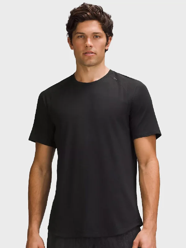 LULULEMON BLACK LICENSE TO TRAIN SHORT-SLEEVE SHIRT