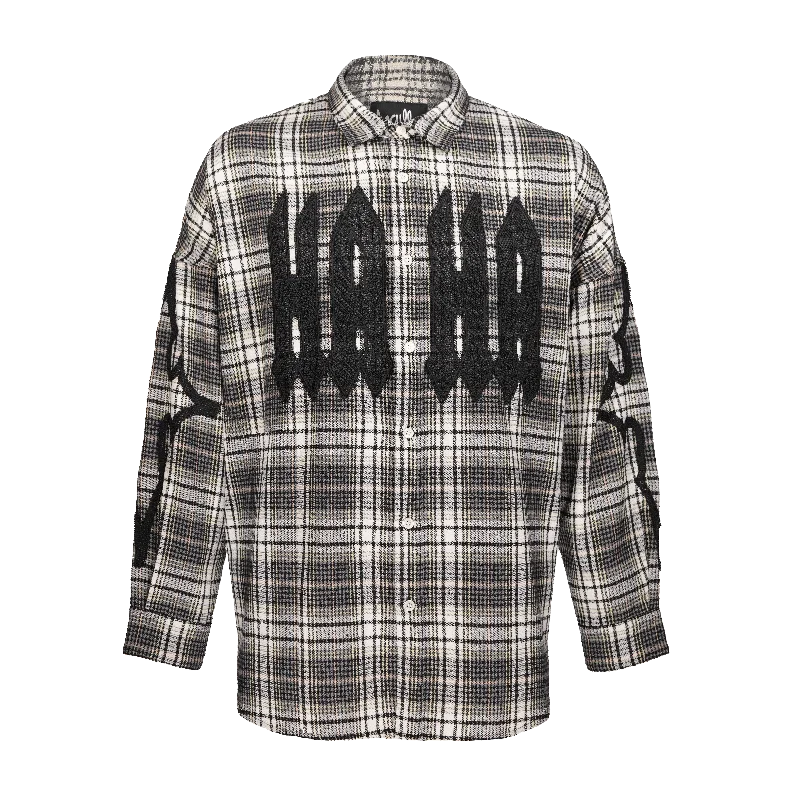 PRAISING LONG SLEEVE WOVEN SHIRT