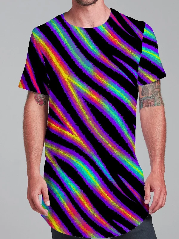 Tiger Stripes (Colorful) Unisex Tall Tee