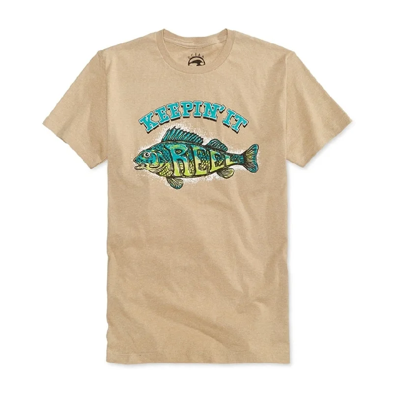 Univibe Mens Keepin' It Reel Graphic T-Shirt