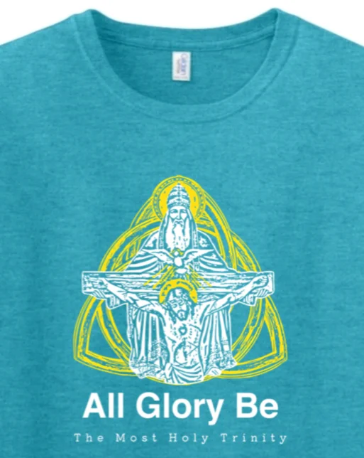 All Glory Be - Holy Trinity Adult T-shirt