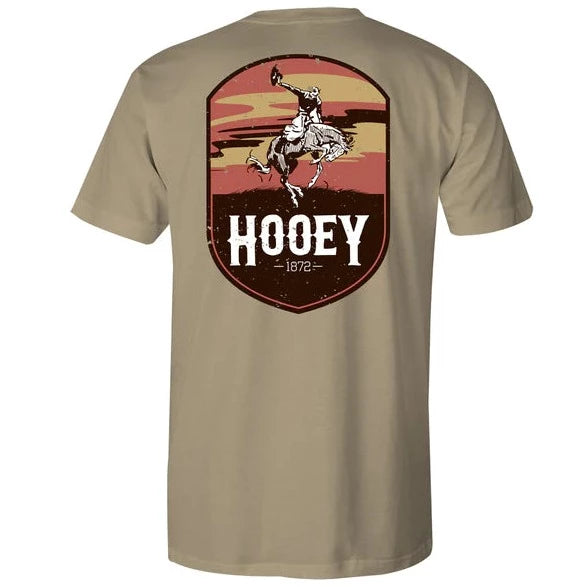 Hooey Men's Cheyenne Graphic Pocket Tee in Tan