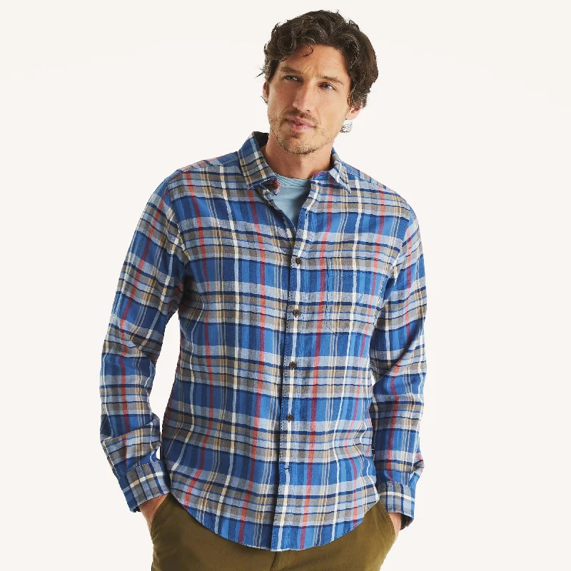 Nautica Mens Plaid Shirt