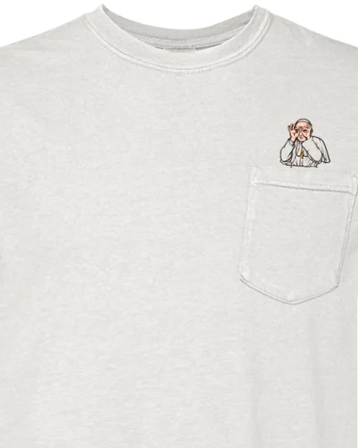 Silly JPII Adult Pocket T-shirt - Comfort Colors