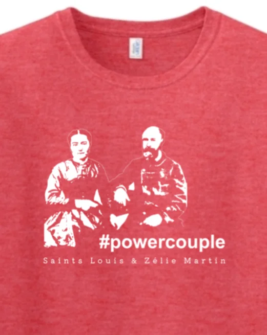 #Powercouple - Sts. Louis & Zelie Adult T-Shirt