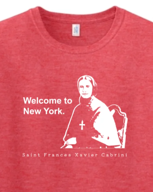 Welcome to New York - St. Frances Cabrini Adult T-shirt