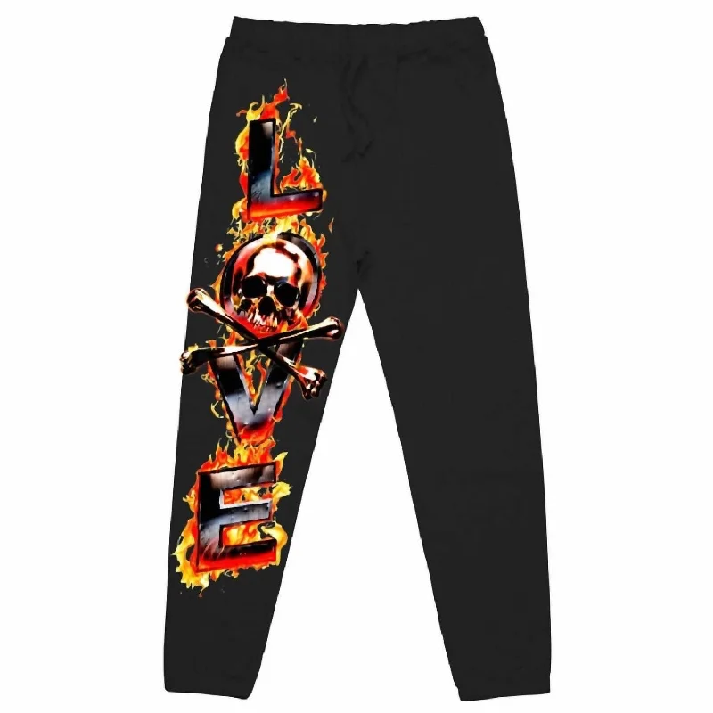 Men's Cross Bones Jogger In Black