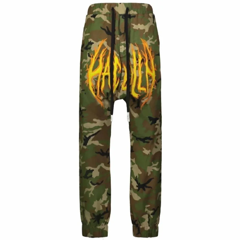 Men's Hac On Fire Joggers In Camo