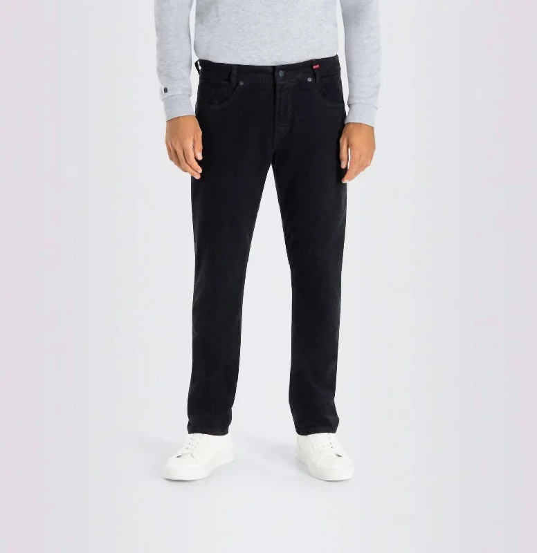 Pin-Dot Corduroy Pant In Navy