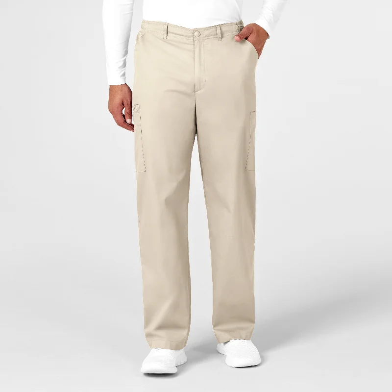 WonderWORK Men's Cargo Scrub Pant - Khaki