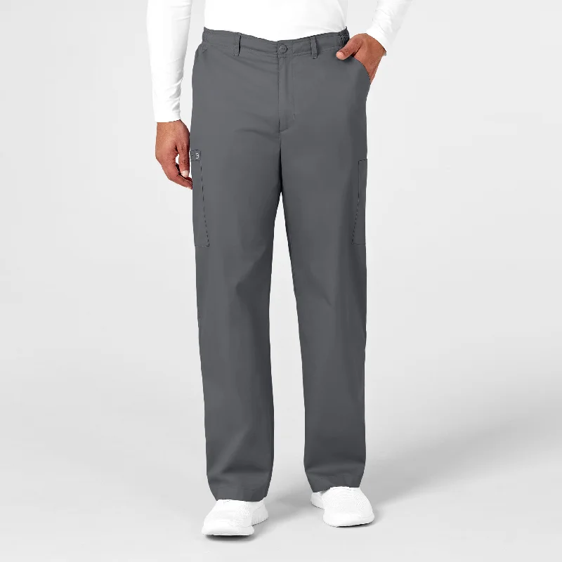 WonderWORK Men's Cargo Scrub Pant - Pewter